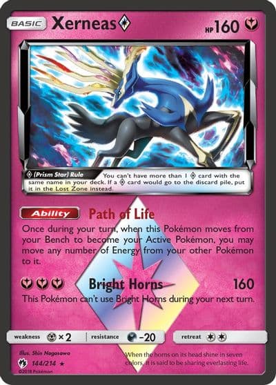 Xerneas SM - Lost Thunder Pokemon card