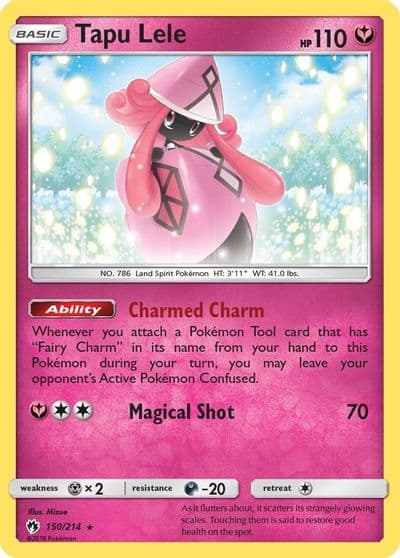 Tapu Lele SM - Lost Thunder Pokemon card