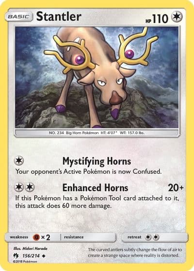 Stantler SM - Lost Thunder Pokemon card