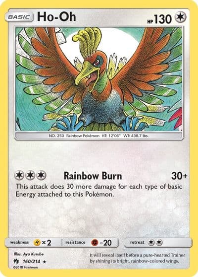 Ho-Oh SM - Lost Thunder Pokemon card