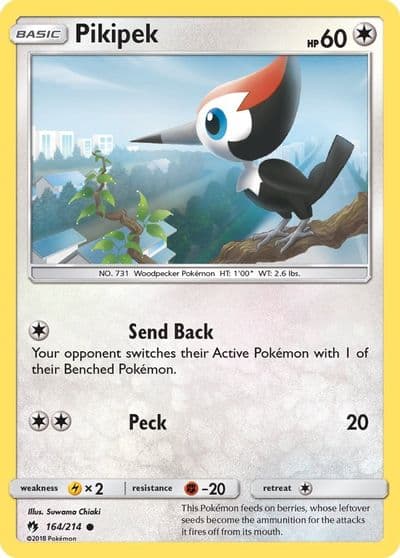 Pikipek (164) SM - Lost Thunder Pokemon card