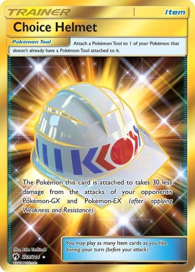 Choice Helmet (Secret) SM - Lost Thunder Pokemon card