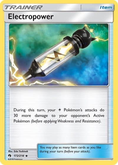 Electropower SM - Lost Thunder Pokemon card