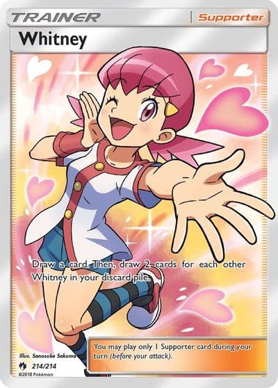 Whitney (Full Art) SM - Lost Thunder Pokemon card