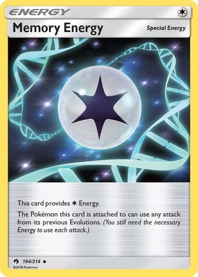 Memory Energy SM - Lost Thunder Pokemon card