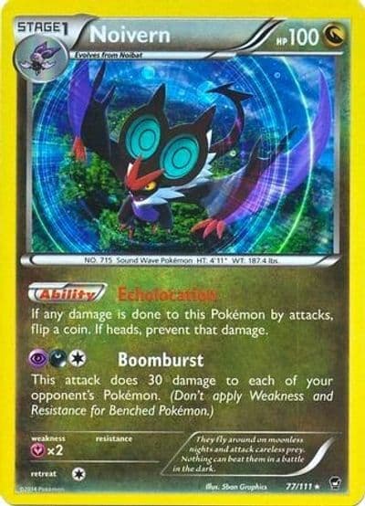 Noivern (Cosmos Holo) Blister Exclusives Pokemon card