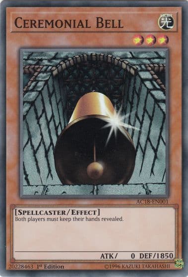 Ceremonial Bell Advent Calendar 2018 Yu-Gi-Oh! card