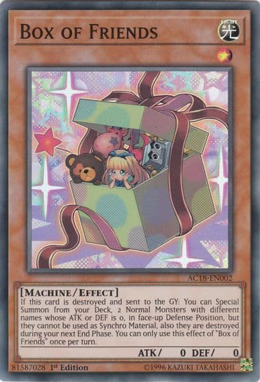 Box of Friends Advent Calendar 2018 Yu-Gi-Oh! card