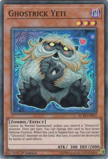Ghostrick Yeti Advent Calendar 2018 Yu-Gi-Oh! card