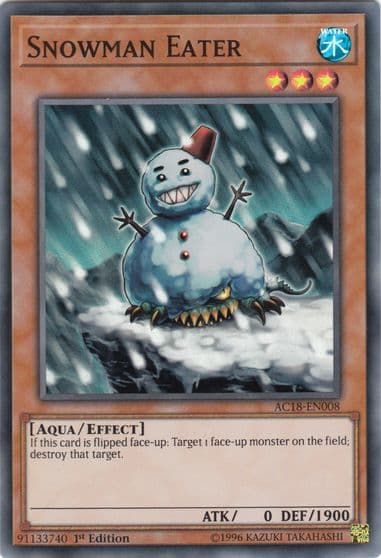 Snowman Eater Advent Calendar 2018 Yu-Gi-Oh! card