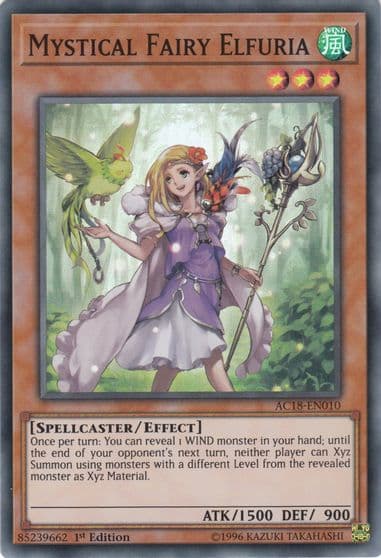 Mystical Fairy Elfuria Advent Calendar 2018 Yu-Gi-Oh! card