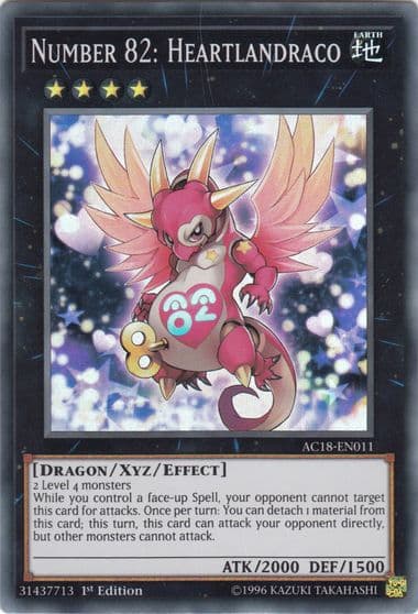 Number 82 Heartlandraco Advent Calendar 2018 Yu-Gi-Oh! card