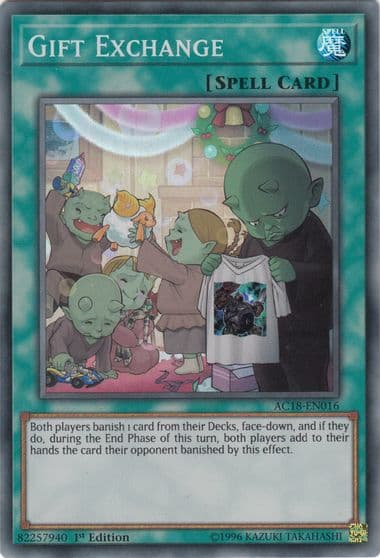 Gift Exchange Advent Calendar 2018 Yu-Gi-Oh! card