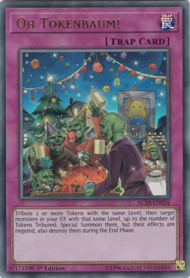 Oh Tokenbaum Advent Calendar 2018 Yu-Gi-Oh! card