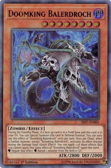 Doomking Balerdroch Structure Deck: Zombie Horde Yu-Gi-Oh! card
