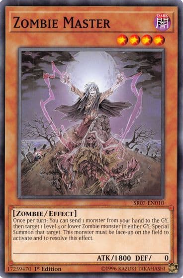 Zombie Master Structure Deck: Zombie Horde Yu-Gi-Oh! card