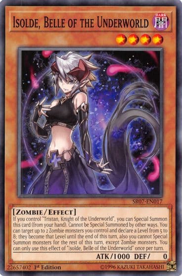 Isolde Belle of the Underworld Structure Deck: Zombie Horde Yu-Gi-Oh! card