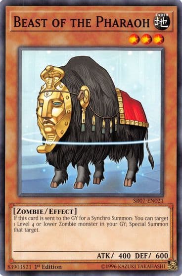 Beast of the Pharaoh Structure Deck: Zombie Horde Yu-Gi-Oh! card
