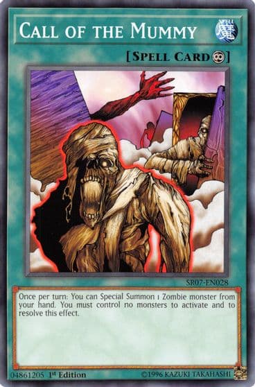 Call of the Mummy Structure Deck: Zombie Horde Yu-Gi-Oh! card