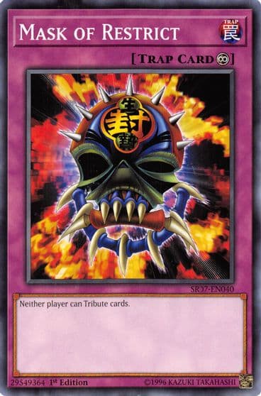 Mask of Restrict Structure Deck: Zombie Horde Yu-Gi-Oh! card