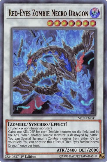 Red Eyes Zombie Necro Dragon Structure Deck: Zombie Horde Yu-Gi-Oh! card