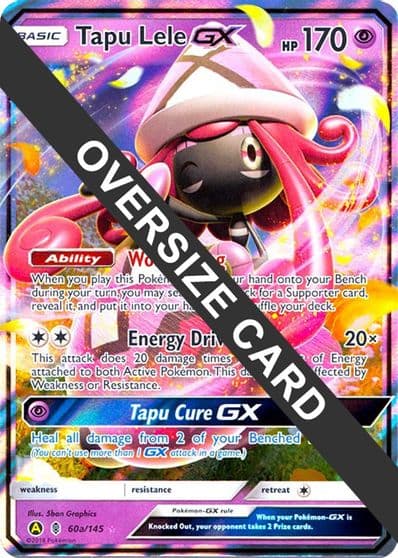 Tapu Lele GX - 60a/145 Jumbo Cards Pokemon card
