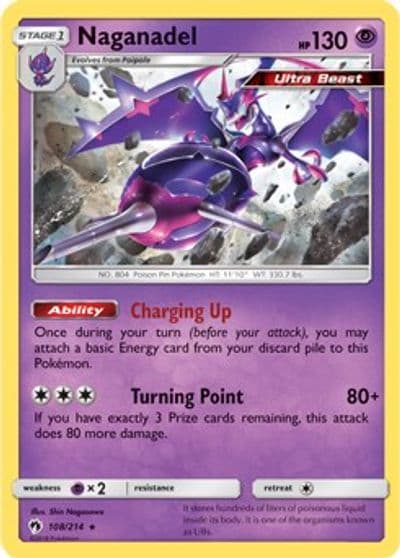 Naganadel (SM Lost Thunder) Deck Exclusives Pokemon card