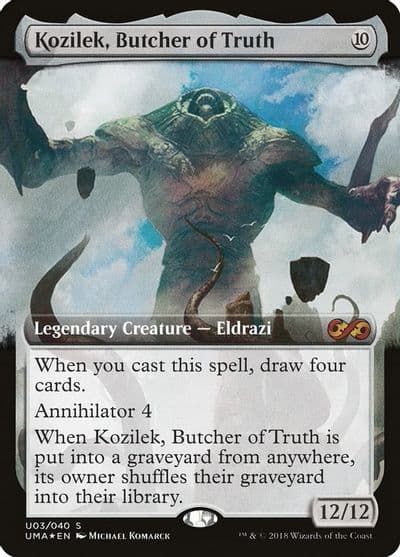 Kozilek Butcher of Truth Ultimate Masters: Box Toppers Magic card