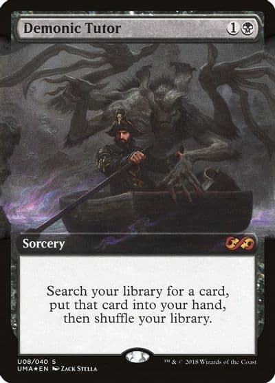 Demonic Tutor Ultimate Masters: Box Toppers Magic card
