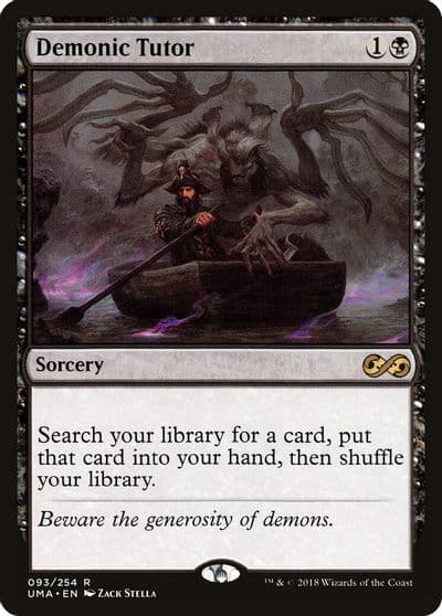 Demonic Tutor Ultimate Masters Magic card