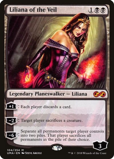 Liliana of the Veil Ultimate Masters Magic card