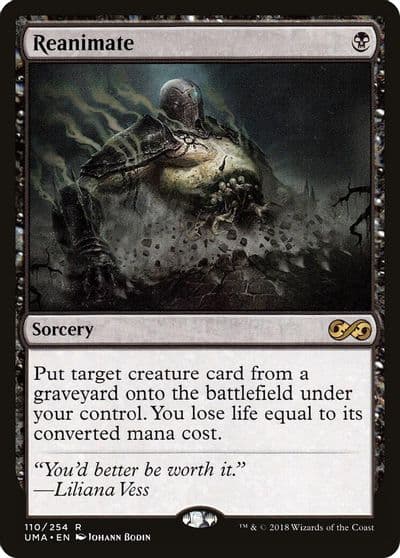 Reanimate Ultimate Masters Magic card