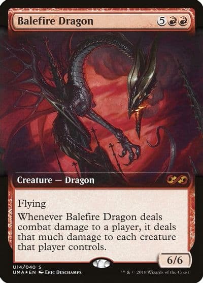 Balefire Dragon Ultimate Masters: Box Toppers Magic card