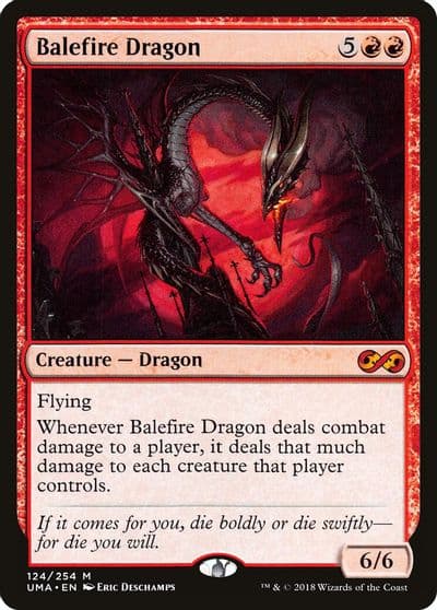 Balefire Dragon Ultimate Masters Magic card