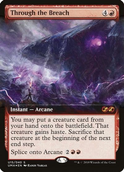 Through the Breach Ultimate Masters: Box Toppers Magic card