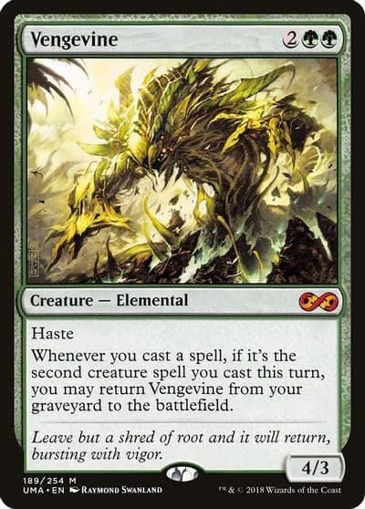 Vengevine Ultimate Masters Magic card