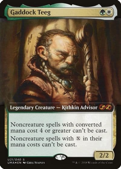 Gaddock Teeg Ultimate Masters: Box Toppers Magic card