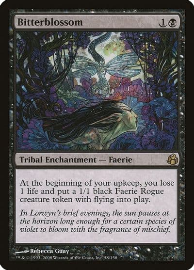Bitterblossom Morningtide Magic card