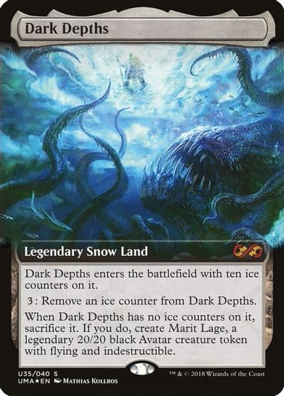 Dark Depths Ultimate Masters: Box Toppers Magic card
