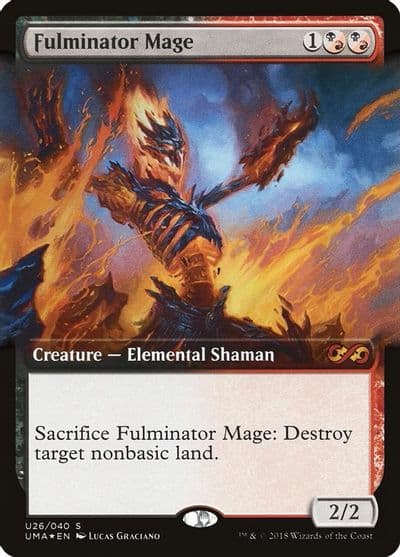 Fulminator Mage Ultimate Masters: Box Toppers Magic card