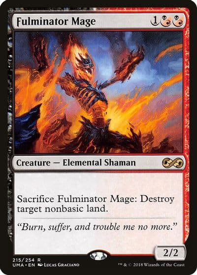 Fulminator Mage Ultimate Masters Magic card