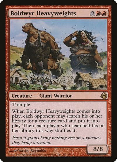 Boldwyr Heavyweights Morningtide Magic card