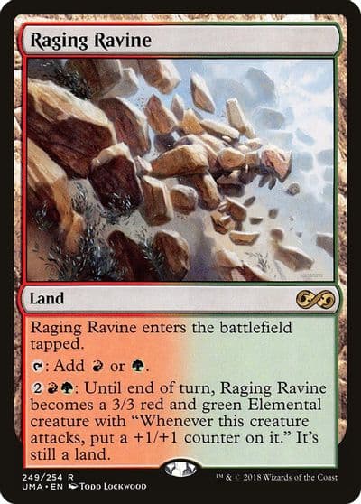 Raging Ravine Ultimate Masters Magic card