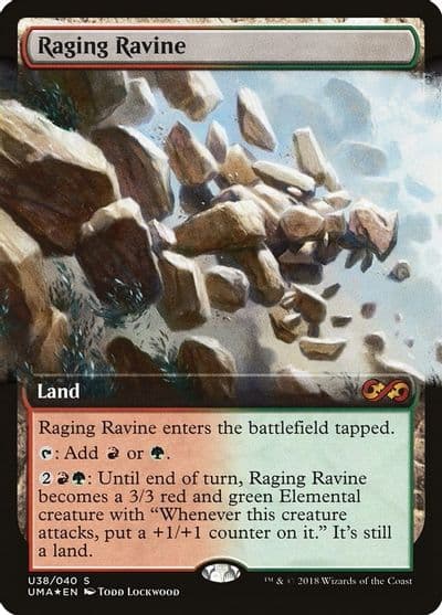 Raging Ravine Ultimate Masters: Box Toppers Magic card
