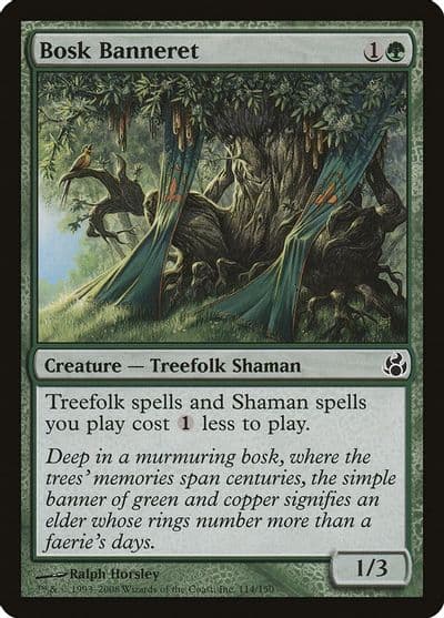 Bosk Banneret Morningtide Magic card