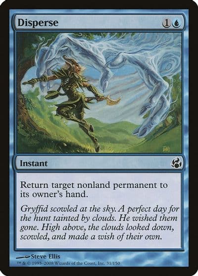 Disperse Morningtide Magic card