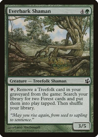 Everbark Shaman Morningtide Magic card