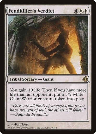 Feudkillers Verdict Morningtide Magic card