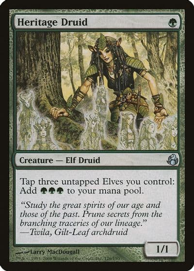 Heritage Druid Morningtide Magic card