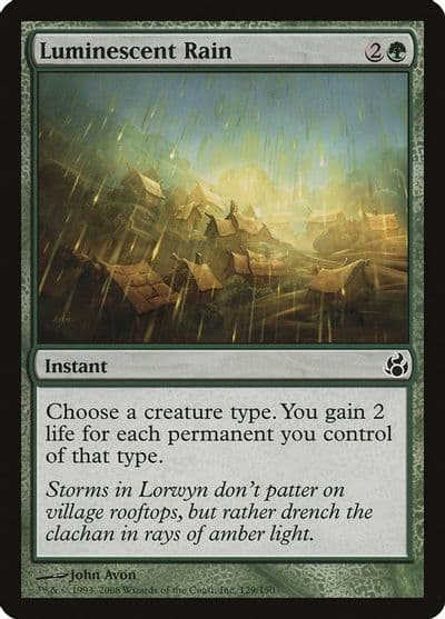 Luminescent Rain Morningtide Magic card